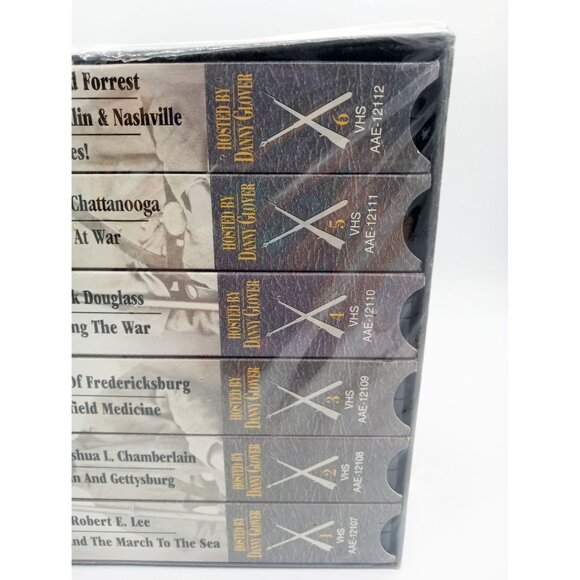 Civil War Journal II 6 VHS Box Set Hosted By Danny Glover A&E History Channel - Picture 10 of 12